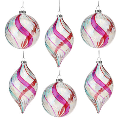Fleuron rétro en verre de 4-5,5 po