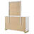 Freret 6-drawer Dresser with Mirror White-98465161