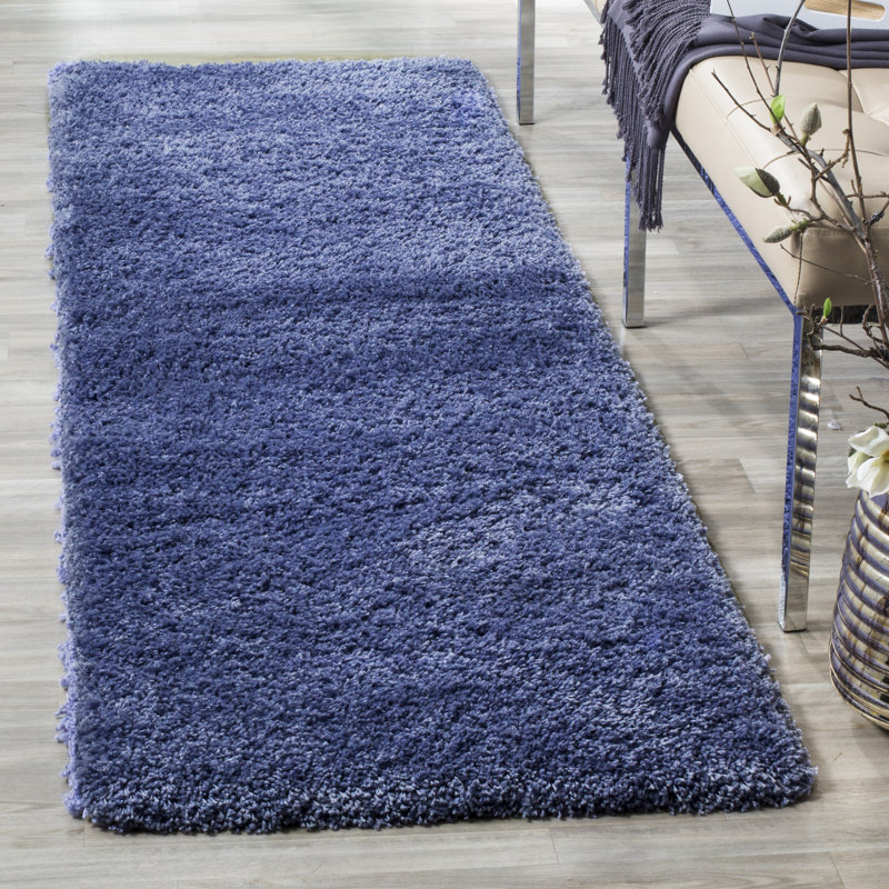 Cania Shag Performance Solid Color Rug, Runner 2'3" x 15'