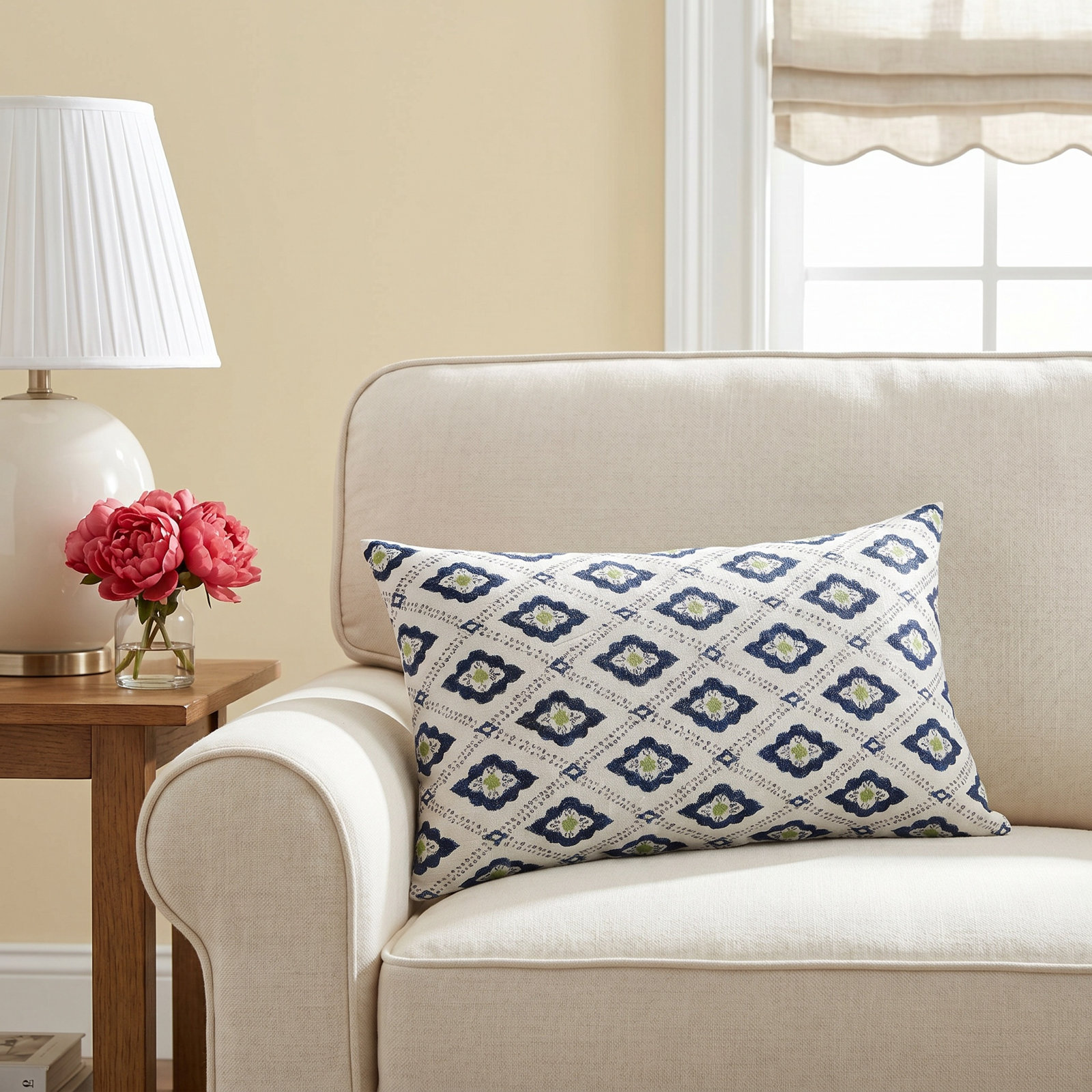 Ametria 20" x 12" Throw Pillow