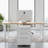 3-Drawer Metal File Cabinet With  Lock And  Casters-126291180