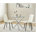 2 Argyle Grid White Leather Chairs