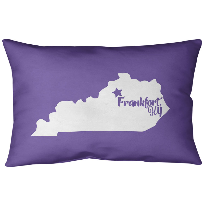 Coussin lombaire intérieur/extérieur, Frankfort, Mauve