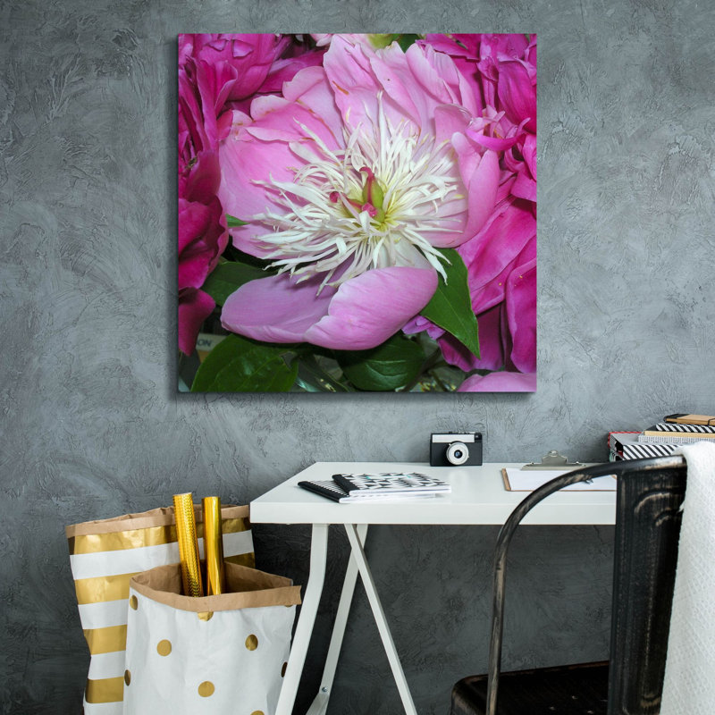  «Junes Treasure 2» par Alicia Ludwig, art mural sur toile, H 26 po x l 26 po