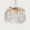 5 Light Dimmable Crystal Glass Chandelier With G9 Led Light Source