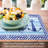 Anchors Away Reversible Rectangular Plastic Placemats