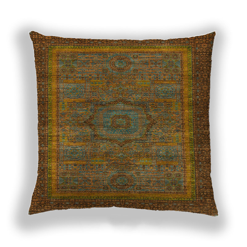 Coussin Abstract 1309, Microsuède
