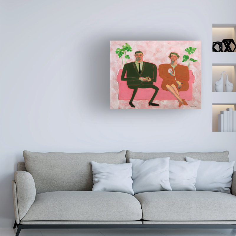 Art sur toile, tour de bolognaise, bolologien, H 14 po x l 19 po