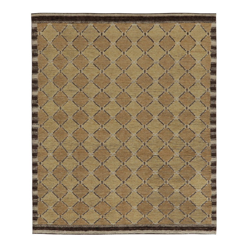 Scandinavian One-of-a-Kind 8'0X10'0 Hand Knotted Area Rug