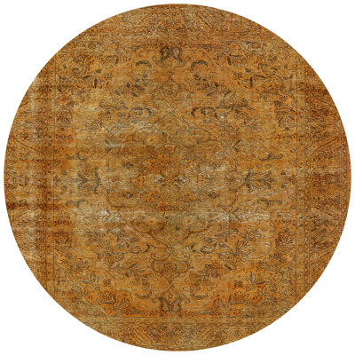 Tapis oriental orange