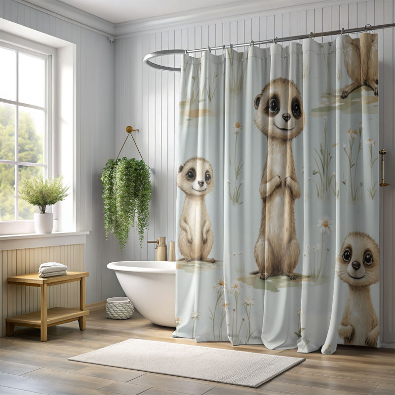 Baby Watchers - Rideau de douche Premium, L 71 po x L 74 po