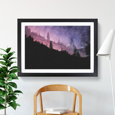 Purple Forest - Framed Print