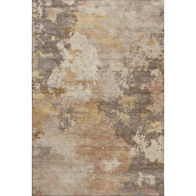Premium Machine Washable Mayfield AMF2367 Abstract Rug