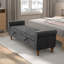 Banc de rangement rembourré l 65,5 po-490058980