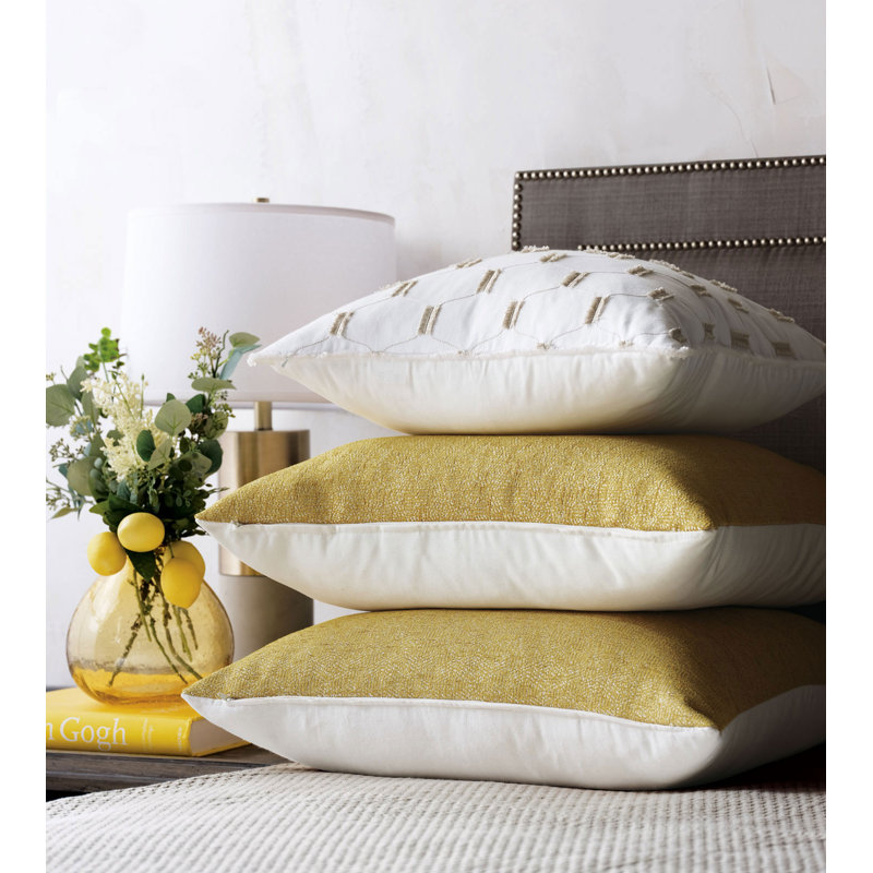 Charlie White Polyester Piece Sham