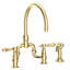 Chesterfield Kitchen Bridge Faucet with Side Spray-1126478191-1148942503