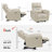 17.9"Seat Hight Small Zero Wall-Hugger Recliners Chair with Lumbar Support & USB and Type-C Charging Ports, Faux Leather-1027308050