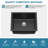 Quartz 21" L X 18" W Rectangular Granite CompositeUndermount Kitchen Sink Wet Bar Sink Prep RV Sink Basin