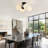 4-light Modern Sputnik Bubble Semi Flush Mount Ceiling Light Opal Glass Globe Shade For Kitchen Island Dining Room Hallway-1675235861