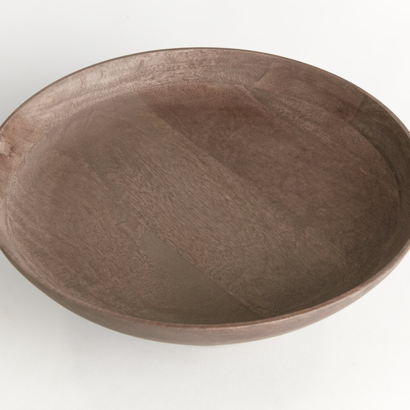 Birch Lane™ Wood Serving Bowl, Grey