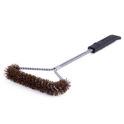 Broil King Tri-Head Twisted Palmyra Grill Brush