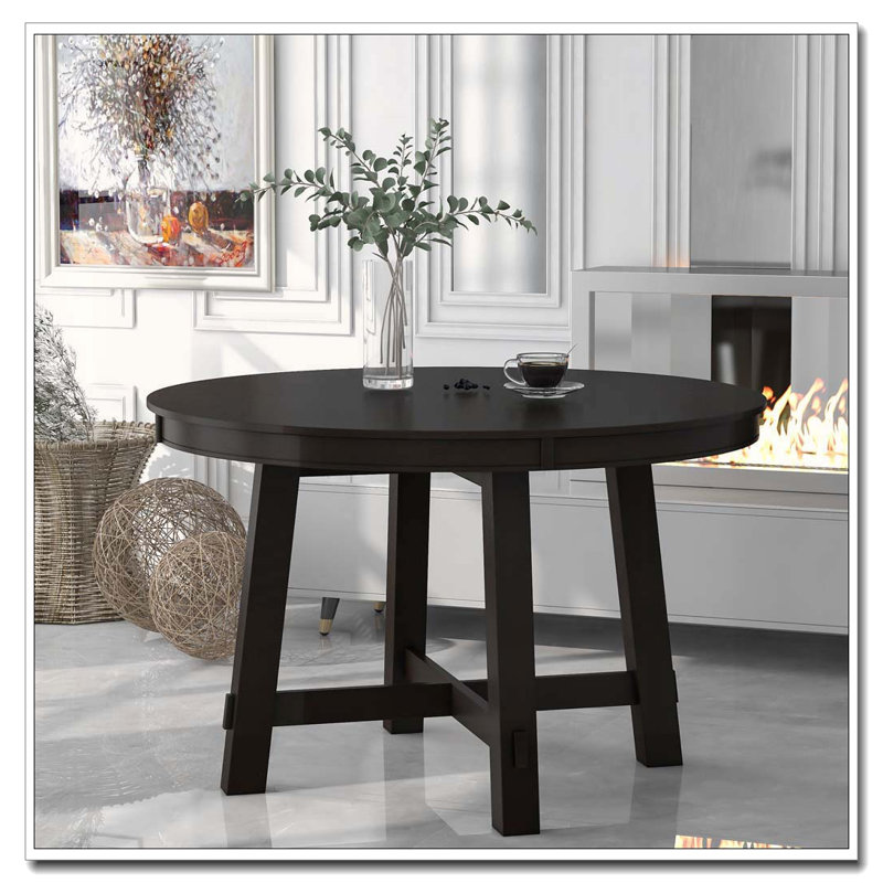 Table de salle à manger extensible Farmhouse, Espresso