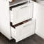 Chariot de cuisine polyvalent avec plateau extensible et 6 roulettes verrouillables
