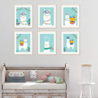 Creeksville Animals 6 - Piece Paper Print