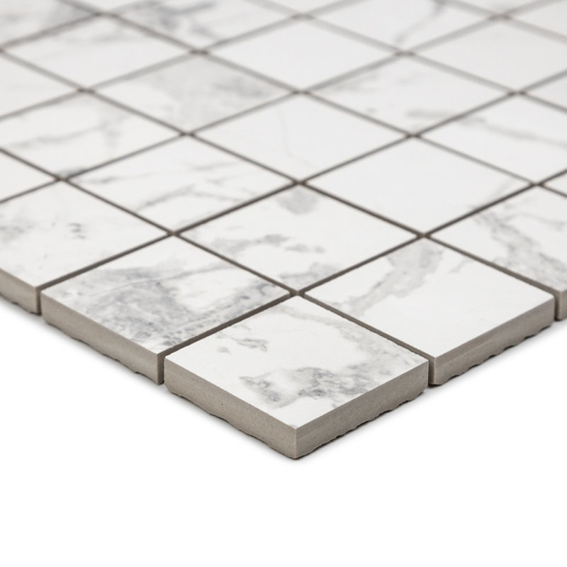 Carreau de mosaïque en porcelaine mate pour plancher et mur 2 po x 2 po Penthouse, Trésor de montagne