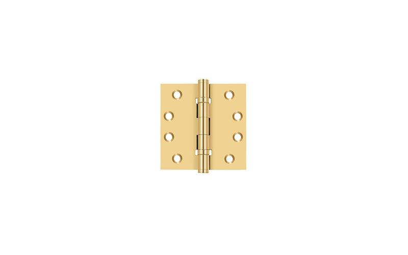 Butt Bearing Hinge, PVD Polished Brass