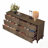 6-Drawer Double Wide Wood Dresser For Bedroom, Deep Brown Burnt Wood Finish With Self-Closing Slides And Anti-Tip Kit-1150120620