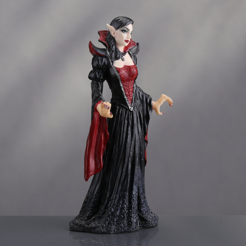 4.33 in H Vampire Countess Poly Resin