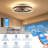 20" Dimmable LED Ceiling Fan with Remote Control-506734751
