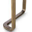 Dining Table Rucello Light Walnut Veneer Bronze Finish