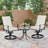 Outdoor High Back Dining Chair Cushion Set-193968252-194026265