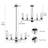 5-Light Dimmable Shaded Chandelier-1570108896