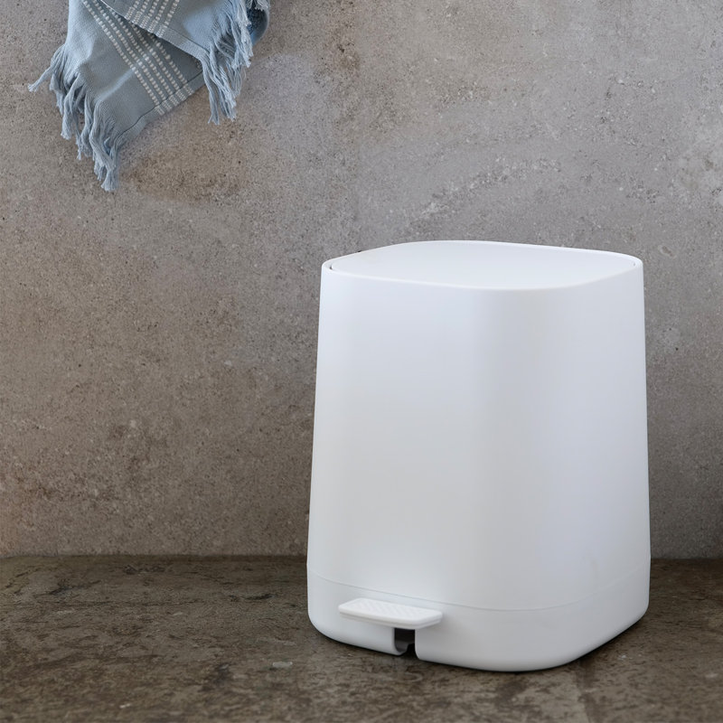 Marchepied carré pour salle de bain, White
