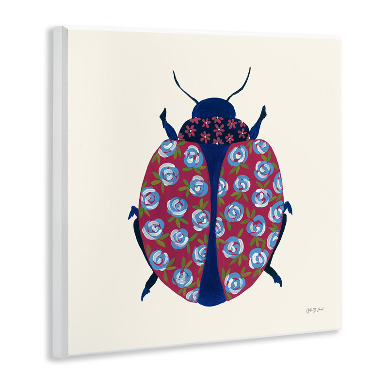  Art mural sur bois de coccinelle