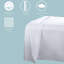 Kalos 100% Cotton Flatweave Flat Sheet-82639316-82639315