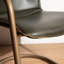 Chiavari Leather Dining Chair In Emerald Green 