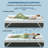 BEDLORE® 3'' Gel Memory Foam Mattress Topper with Cover, Medium-firm Mattress Addition with Breathable ＆ Washable Cover, Soften Mattress That Too Firm, for Back Pain Relief-118486488