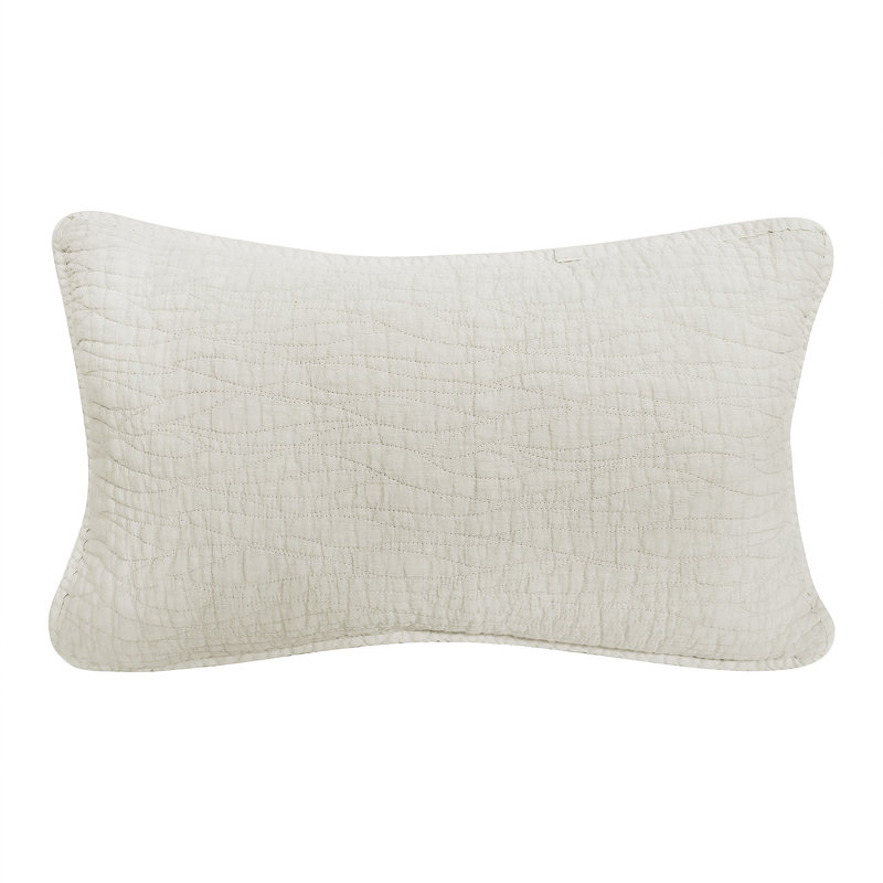 Carson Cotton Lumber Pillow, Ivory