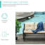 Vittel Metal Outdoor Bench