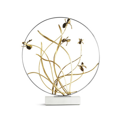Black Iris 22.5" Moon Gate Sculpture