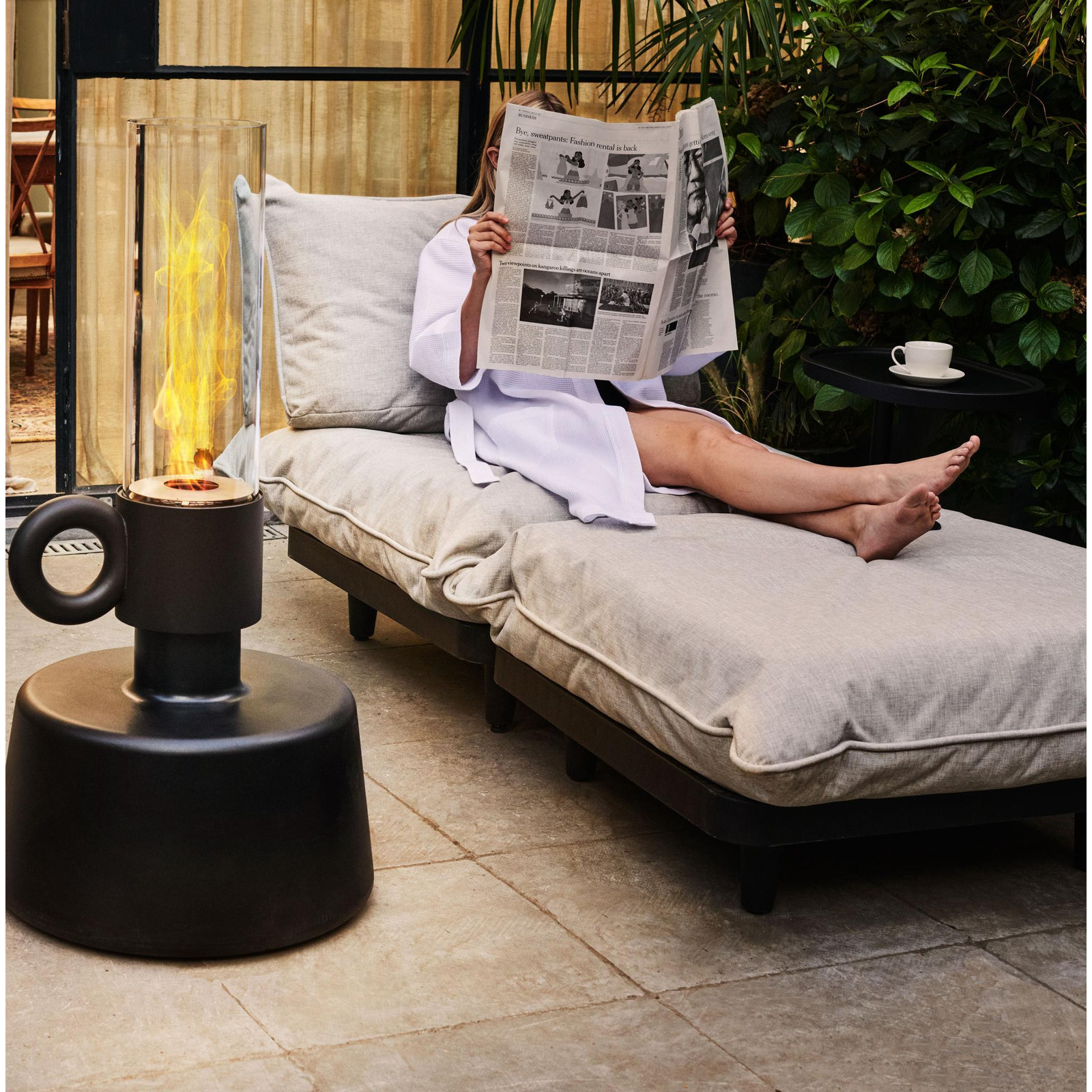 Paletti Outdoor Patio Modular Seat, Sahara