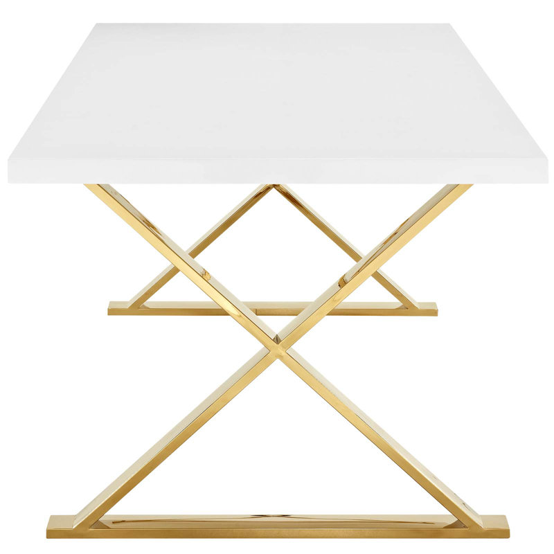 Table de salle à manger secteur, Doré