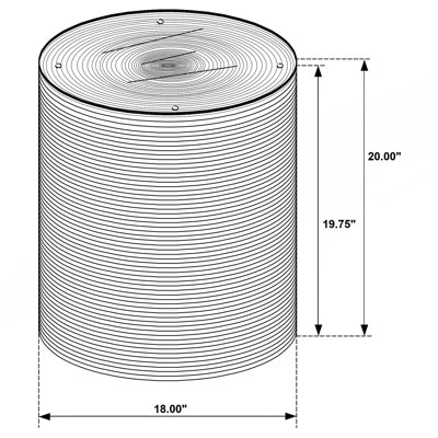 Table d'appoint ronde avec plateau en verre