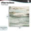 Plaque murale abstraite The Seafoam Ones, design par Patricia Pinto