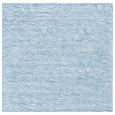 Tapis géométrique en laine et viscose touffetés à la main Soho