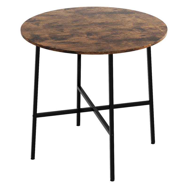 Round Metal Base Dining Table